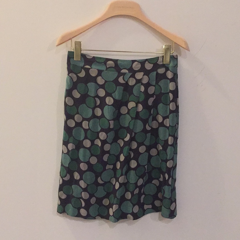 Nougat Polka Dot Green Skirt